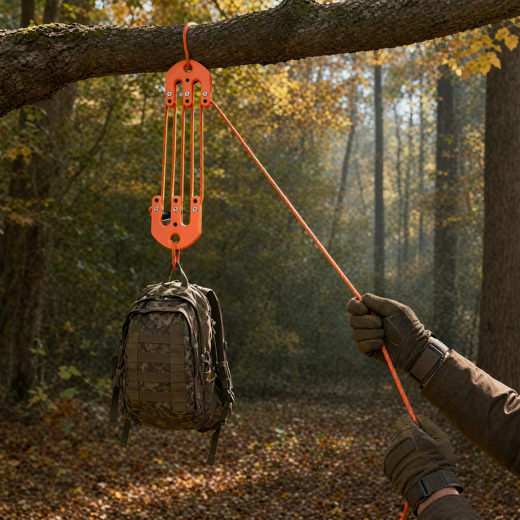 Game Hoist Pulley System