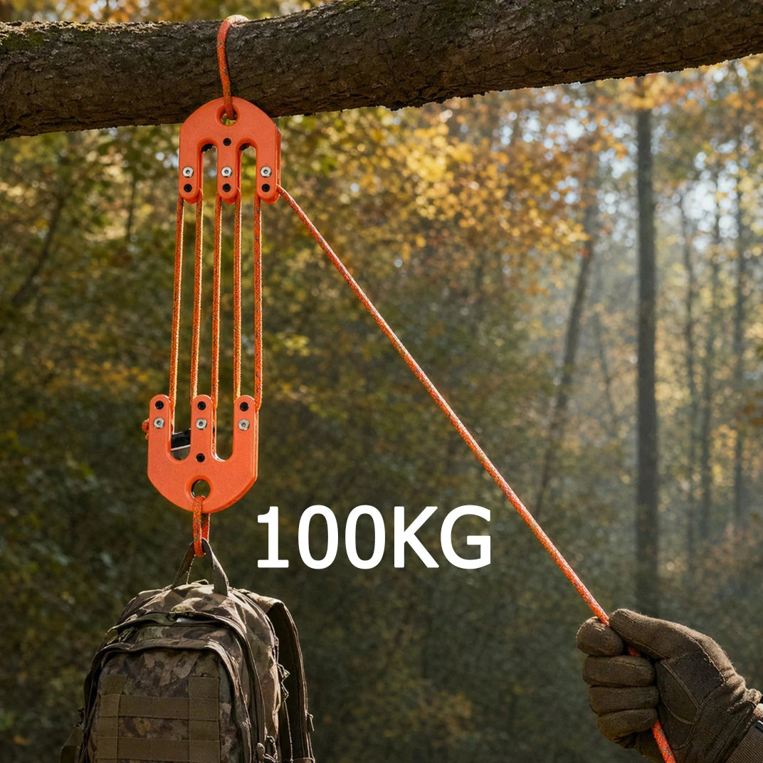 Game Hoist Pulley System