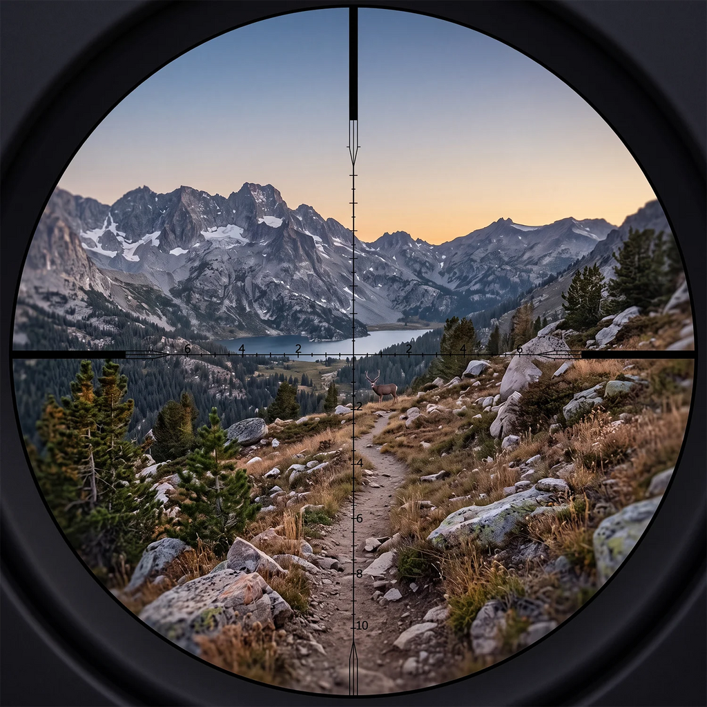 High Definition Riflescope With Illuminated Telescopic Sight